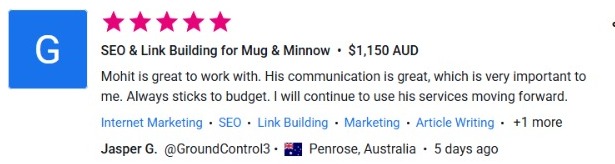 SEO for Mug and Minnow Australia