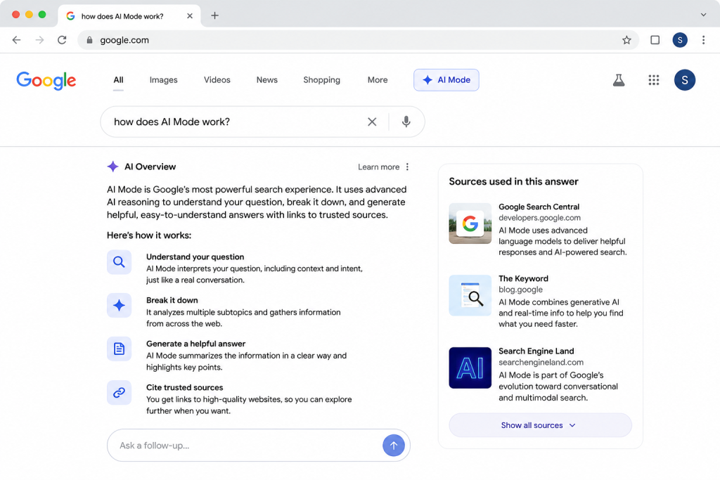 Google Is Moving to Default AI Mode – What Are the Implications for Traditional SEO?